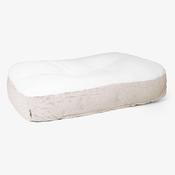 Sloucher XL Dog Bed - Fluffy Faux Fur Rabbit Golden Brown