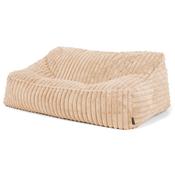 Sloucher Bean Bag Sofa - Ultra Plush Cord Peach image