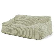Sloucher Bean Bag Sofa - Ultra Plush Cord Sage Green image