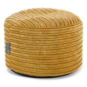 Small Round Footstool - Cord Golden Honey