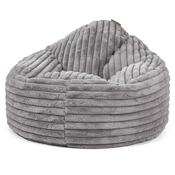 Archi Bean Bag Chair - Ultra Plush Cord Grey image