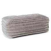 Large Footstool - Ultra Plush Cord Grey image