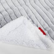 Sherpa Throw / Blanket - Ultra Plush Cord Duck Egg Blue image