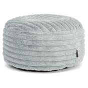Large Round Pouffe - Ultra Plush Cord Duck Egg Blue image