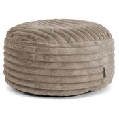 Large Round Pouffe - Ultra Plush Cord Minky image
