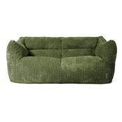 Victor Sofa Bean Bag - Cord Forest Green