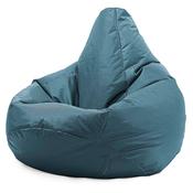 Outdoor Highback Bean Bag Chair - SmartCanvas™ Petrol Blue image