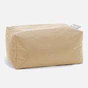 Outdoor Small Footstool - SmartCanvas™ Beige