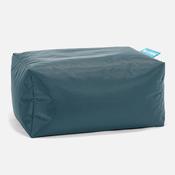 Outdoor Small Footstool - SmartCanvas™ Petrol