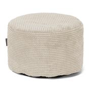 Small Round Footstool - Pom Pom Ivory image