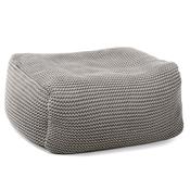 Small Footstool - Ellos Knitted Graphite Grey image