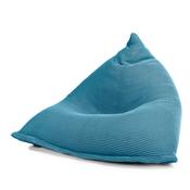 Gaming Lounger Bean Bag - Ellos Knitted Petrol Blue image
