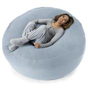 Mega Mammoth Bean Bag - Ellos Knitted Misty Blue image