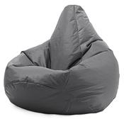 Outdoor Highback Bean Bag Chair - SmartCanvas™ Graphite Grey image