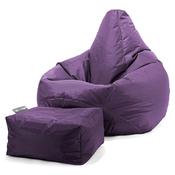 Outdoor Highback Bean Bag Chair - SmartCanvas™ Purple image
