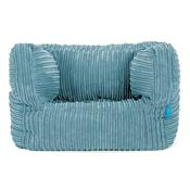 Albert Children's Bean Bag Armchair 1-5 yr - Cord Aegean Blue image
