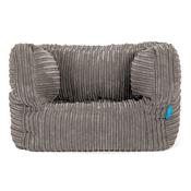 Albert Children's Bean Bag Armchair 1-5 yr - Cord Graphite Grey image