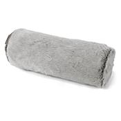 Decorative Bolster Cushion Cover 20 x 55cm - Fluffy Faux Fur Rabbit Light Grey