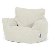 Kids Armchair Bean Bag for Toddlers 1-3 yr - Boucle Ivory