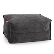 Small Footstool - Flock Graphite Grey image