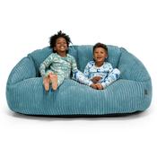 Kids Giant Bubble Sofa 3-14 yr - Cord Aegean Blue image