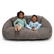 Kids Giant Bubble Sofa 3-14 yr - Cord Graphite Grey image