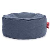 Large Round Pouffe - Canvas Navy image