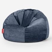 Classic Bean Bag Chair - Chenille Navy Blue image