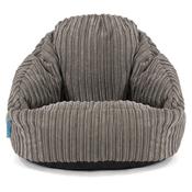 Children's Bubble Bean Bag 1-3 yr - Cord Graphite Grey image