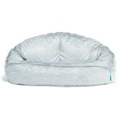 Bubble Kids Sofa Bean Bag 2-6 yr - Fluffy Faux Fur Rabbit Dusty Blue
