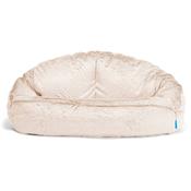 Bubble Kids Sofa Bean Bag 2-6 yr - Fluffy Faux Fur Rabbit White