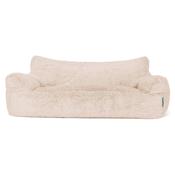 Josephine Children's Sofa Bean Bag 1-5 yr - Fluffy Faux Fur Rabbit White