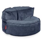 Chloe Bean Bag Sofa - Chenille Navy Blue
