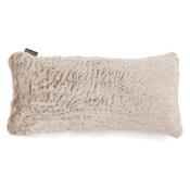 XL Rectangular Support Cushion Cover 40 x 70cm - Fluffy Faux Fur Rabbit Golden Brown