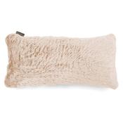 XL Rectangular Support Cushion Cover 40 x 70cm - Fluffy Faux Fur Rabbit White