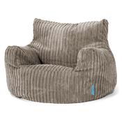 Children's Armchair Bean Bag 3-8 yr - Cord Dovetail Grey