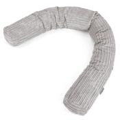 XXL Cuddle Cushion - Cord Silver Grey