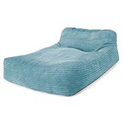 Double Day Bed Bean Bag - Cord Aegean Blue image