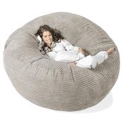 Mega Mammoth Bean Bag Sofa - Cord Mink
