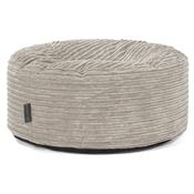 Large Round Pouffe - Cord Mink image