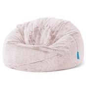 Classic Kids Bean Bag Chair 1-5 yr - Fluffy Faux Fur Rabbit Dusty Pink