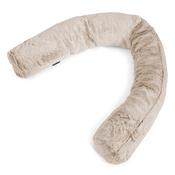 XXL Cuddle Cushion - Fluffy Faux Fur Rabbit Golden Brown