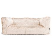 The 2 Seater Albert Sofa Bean Bag - Fluffy Faux Fur Rabbit White image