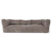 The 3 Seater Albert Sofa Bean Bag - Cord Graphite Grey image