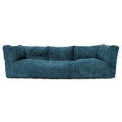 The 3 Seater Albert Sofa Bean Bag - Cord Navy Blue