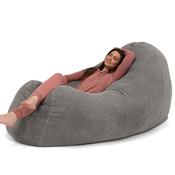 Huge Bean Bag Sofa - Pom Pom Charcoal Grey image