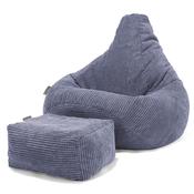 Highback Bean Bag Chair - Pom Pom Purple image