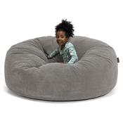 Huge Family Sized Kids Bean Bag 3-14 yr - Pom Pom Charcoal Grey image