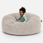 Huge Family Sized Kids Bean Bag 3-14 yr - Pom Pom Ivory image