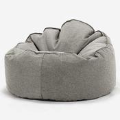 Archi Bean Bag Chair - Interalli Wool Silver image